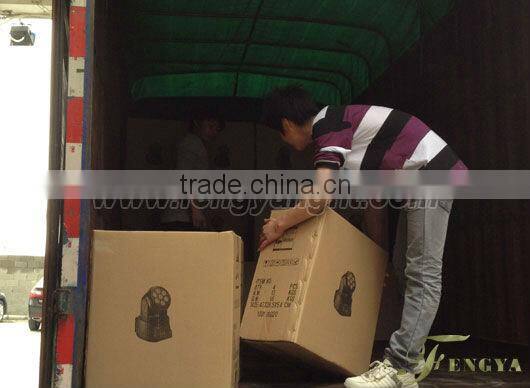 7pcs 18W RGBWA+uv moving head washer mini / led moving head wash