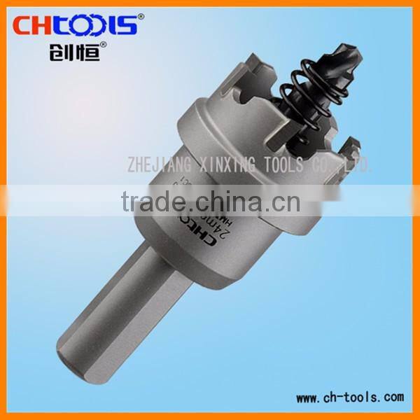 TCT hole saw with hex shank