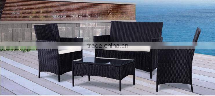 2016 China modern outdoor rattan wicker dinning set/rattan table and chairs