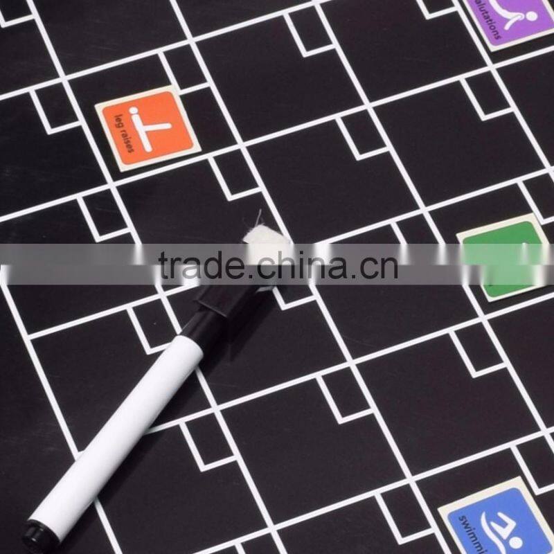 cute lovely personalized pattern magnetic writing board for kids