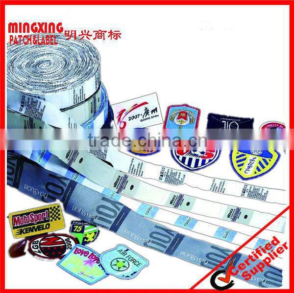 custom polyester woven label