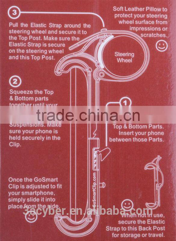 Car Phone Holder/Mobile Phone Car Holder Multifunction Steering Wheel Vehicle Navigation Car GPS Rest Creative Supplies