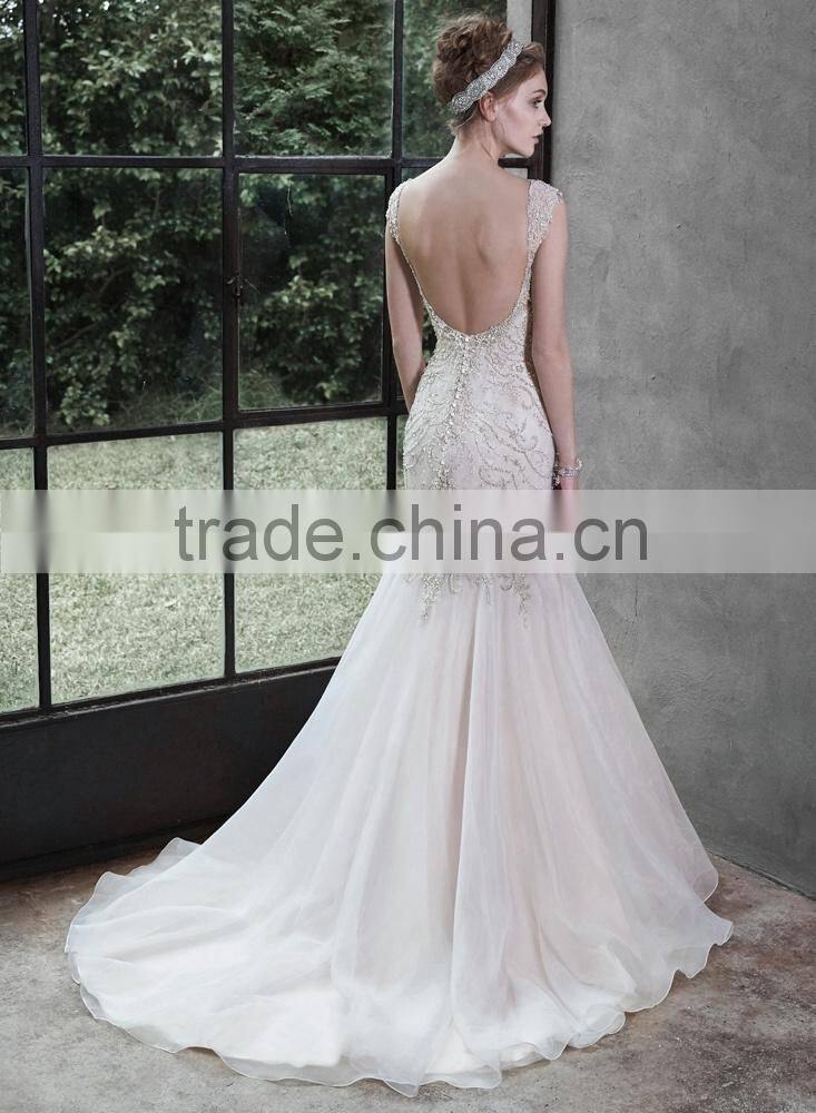 2016 Guangzhou Supplier detachable lace sleeves for wedding dress