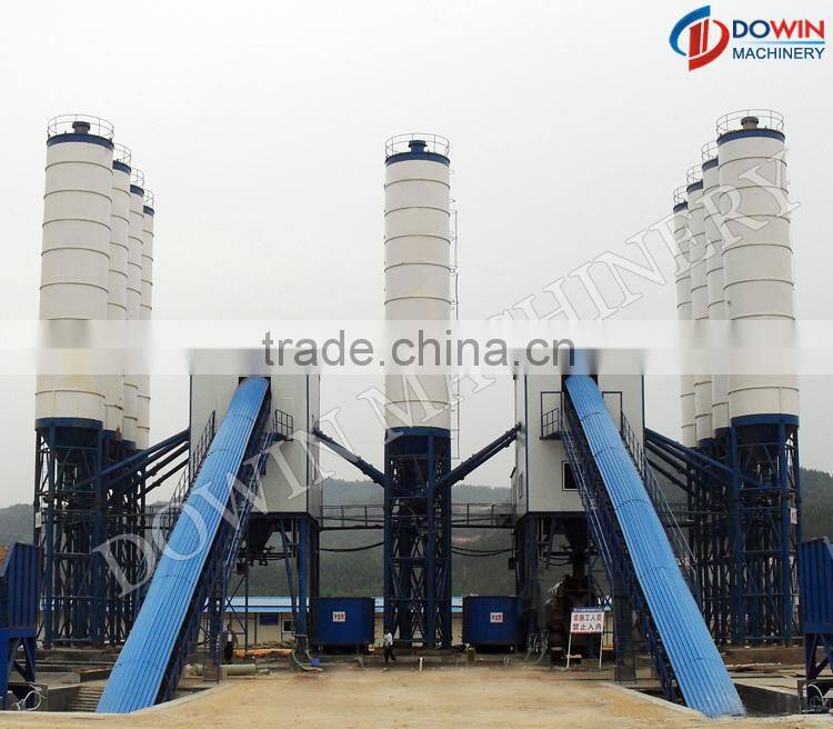 JS3000 3m3 big capacity fixed concrete mixer