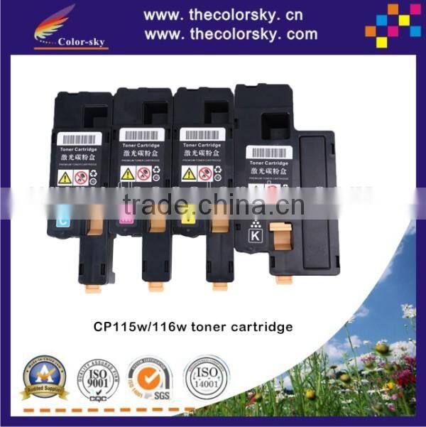 (CS-XCP115) Toner laserjet printer laser cartridge for Fujixerox Docuprint CP115w CP116w CP225w CM115w CM225fw KCMY 2K/1.4K