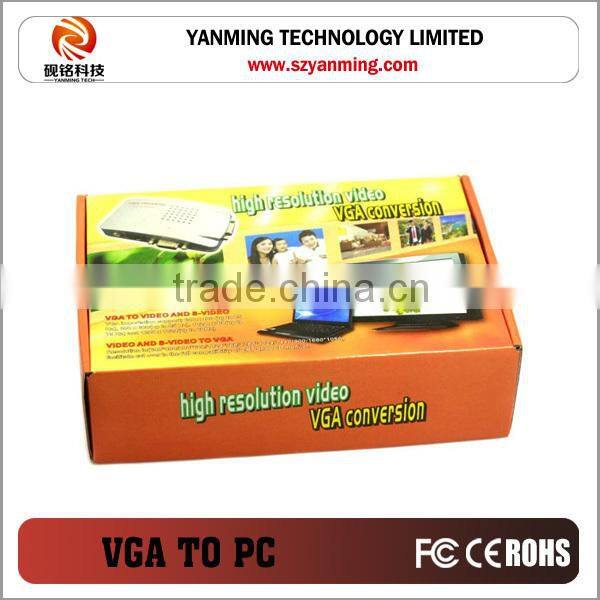 vga to video conversion VGA to PC Monitor VGA Converter Adapter