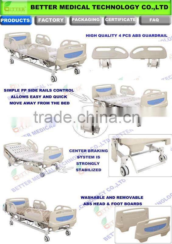 ICU Five-function electric hospital ward bed