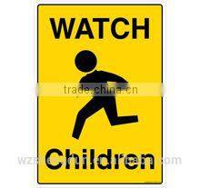 Highly Reflective Aluminum safety traffic sign for warning kid ' s safety