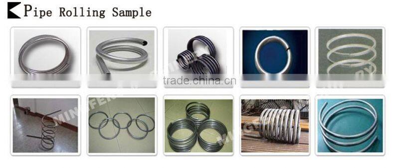 3 Rolling Wheels Vertical Type Stainless Steel Pipe Rolling Machine