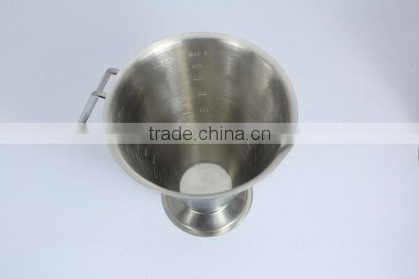 Stainless Steel cone Measuring Cups with spout