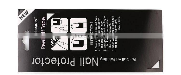 New plastic peel off tape sticker easy fast clean used with polish UV gel stamping plate
