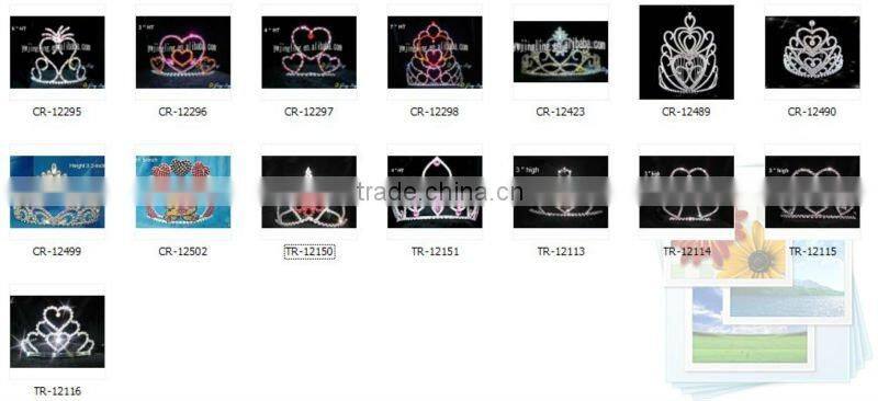 cute bear family tiara with butterfly sweet candy crown set