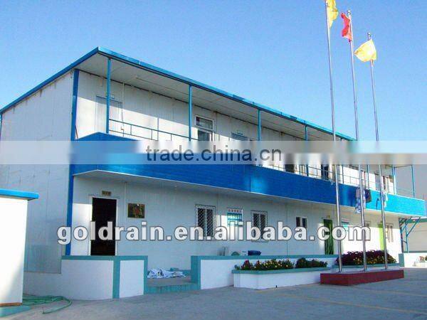 prefabricated steel structure of sandwich panel