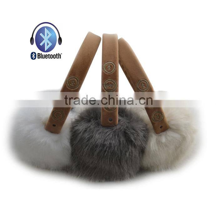 Own design headband bluetooth earmuff with mic and headphone