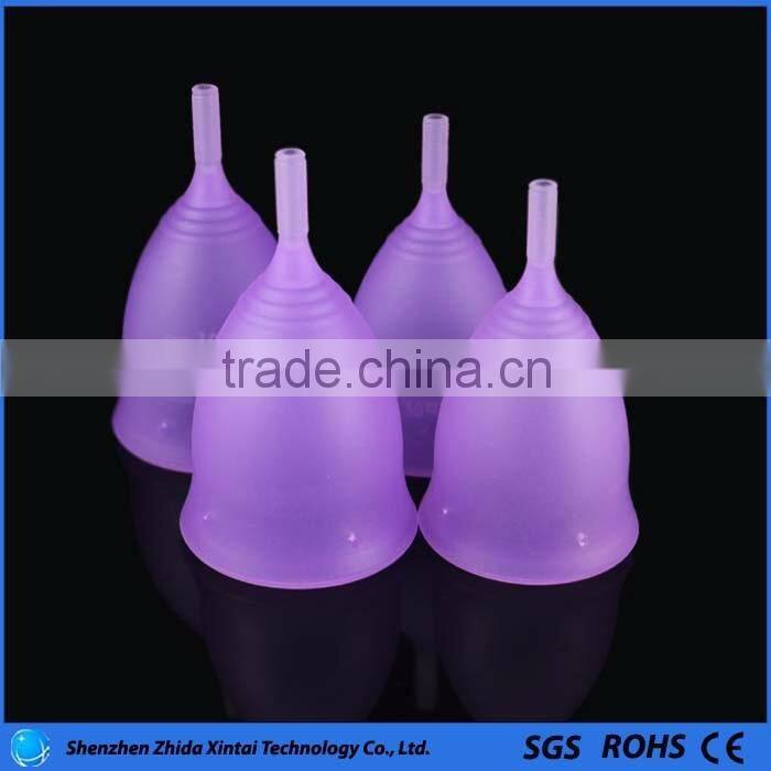Reusable Soft Gental Silicone Menstrual Cups for Lady Menstruation Period