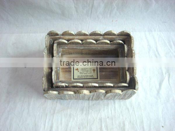 2015 new style wooden flower pot(FSC Certificate)