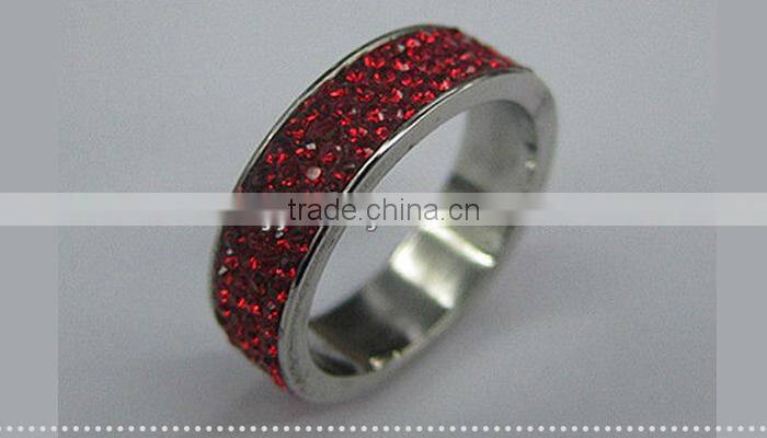 GL01148 stainless steel round crystal pendant