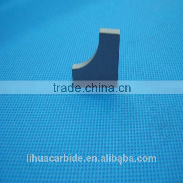 zhuzhou manufacture many different shapes of tungsten carbide brazed blades for woodworking cutting tools