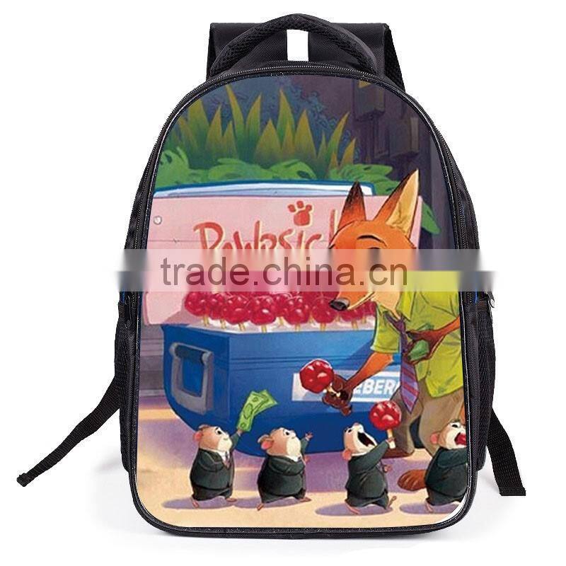 Enrich new model cartoon design child school bag