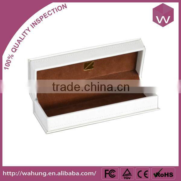 Quality Leather Pen Gift Box / Cheap PU Single Writing Pen Storage Box