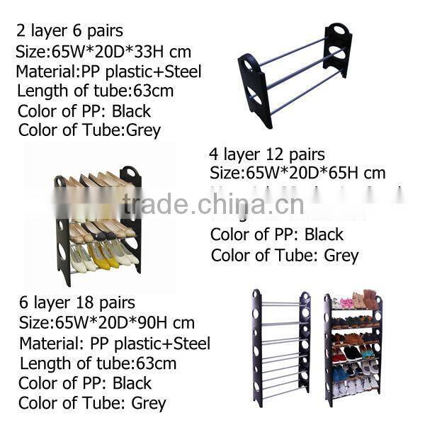 made in china folding 4 tier 12 pairs shoe rack bracket