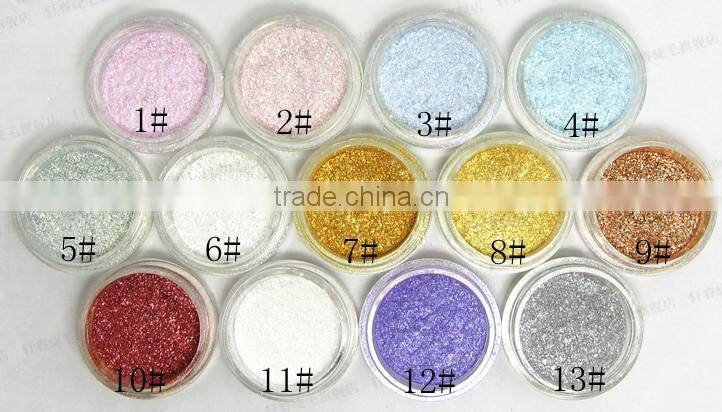 Cosmetic glitter pigments loose eyeshadow powder metallic glitter powder
