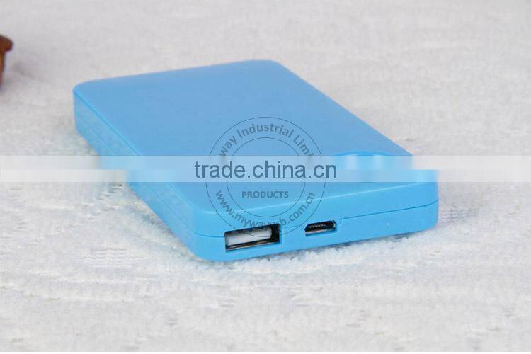funny ultra thin polymer battery charger / mobile power bank charger for diy printing