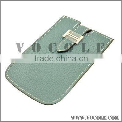 various color genuine leather leather cell phone case