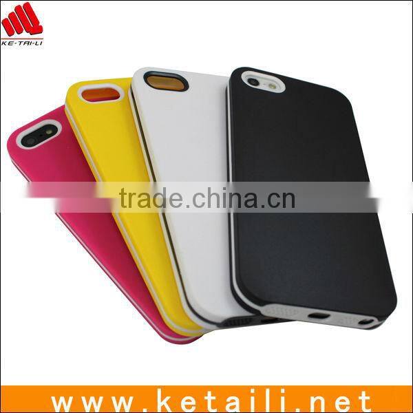 Double color design for iphone 5 cover