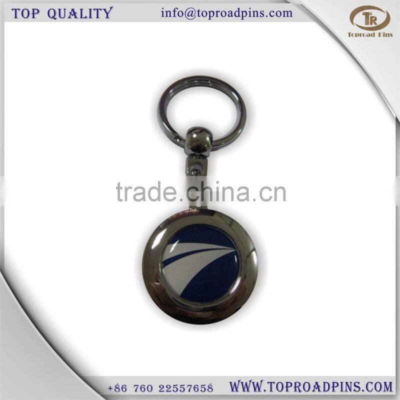 hot sale custom metal keychain with chain