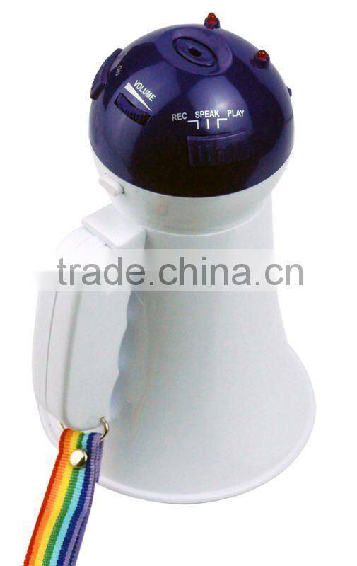 ABS Dry cell controlled Pocket-size loudspeaker with recording