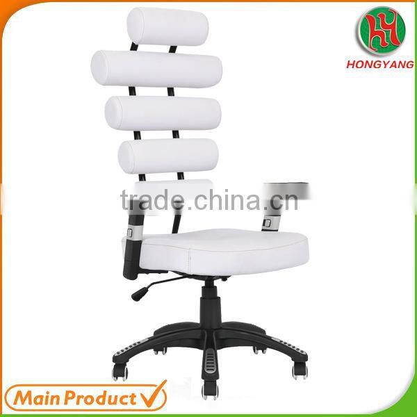 Adjustable Armrest Conference Computer Chair PU Leather Factory