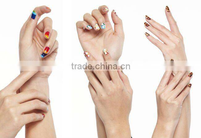 hot sell Random Spots Pink art nail sticker/nail wraps (SFF070)
