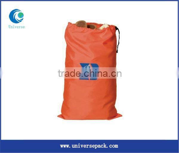 Beautiful nylon shopping bags backpck bag with pockets