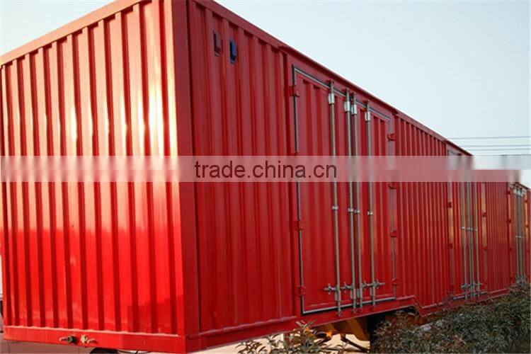 3 Axle Dry Van Semi Trailer Cargo Box Trailer for China manufacture