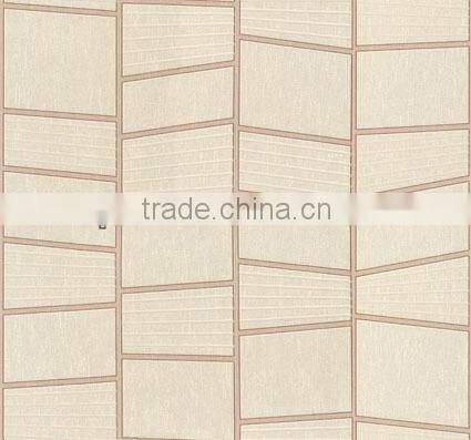 Cross stripe soundproof wall paper for hotel decoration