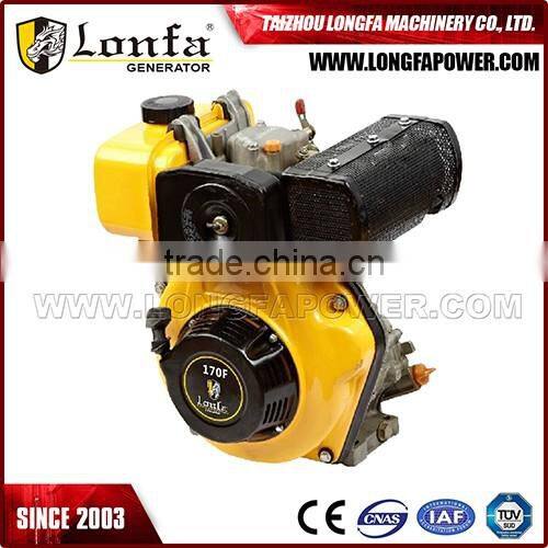 Single Cylinder Kipor Diesel Engine 4HP Diesel Engine Z170F Diesel Engine for Water Pump