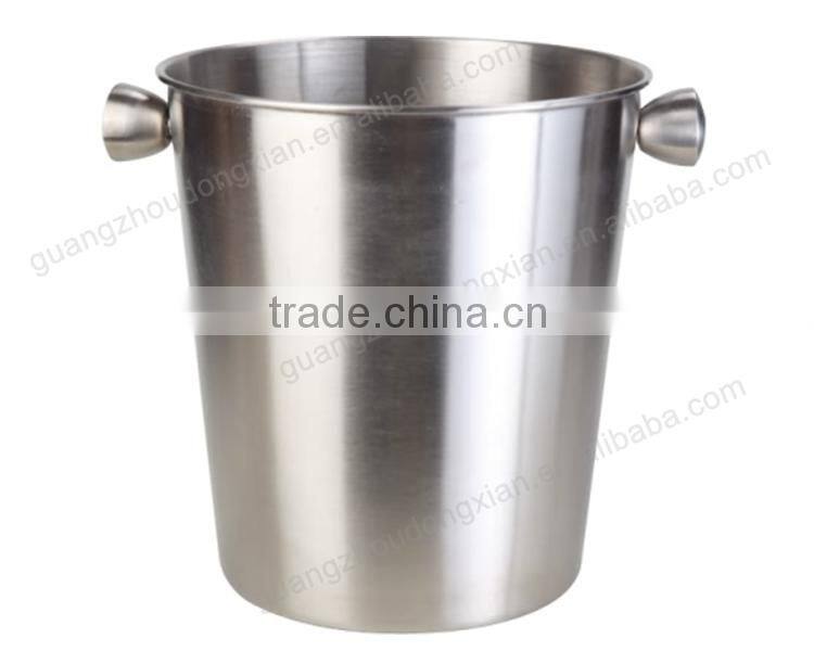 Large Capacity Antique Silver Ice Bucket
