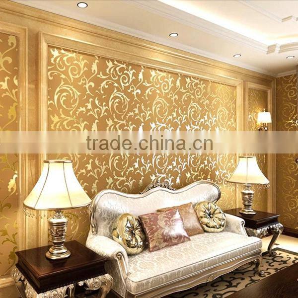 Semi PU material use for upholstery fabric and wallpaper very fashion design
