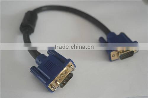 15cm TO MALE VGA SVGA CABLE LEAD - LAPTOP TV LCD MONITOR