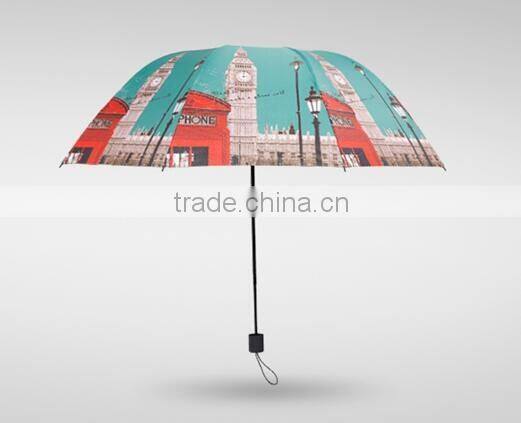 100% sunscreen fashional UPF 50+ outdoor umbrella