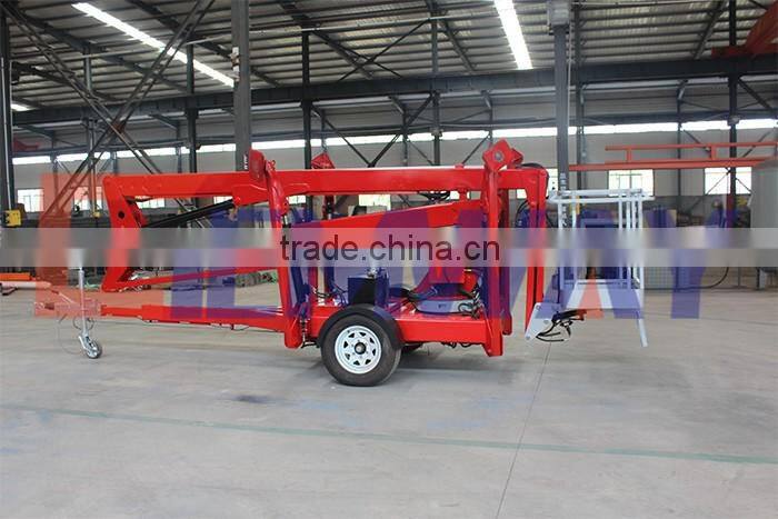 Top rated hydraulic tow behind cherry picker for sale