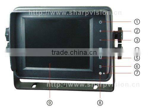 5" waterproof truck camera system