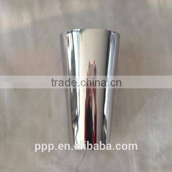 Fine polished insulated wine cup /safe grade vacuu layer drinking tumbler/mirror effect smoothy beer cup