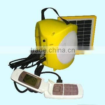 Solar LED lantern with hand string