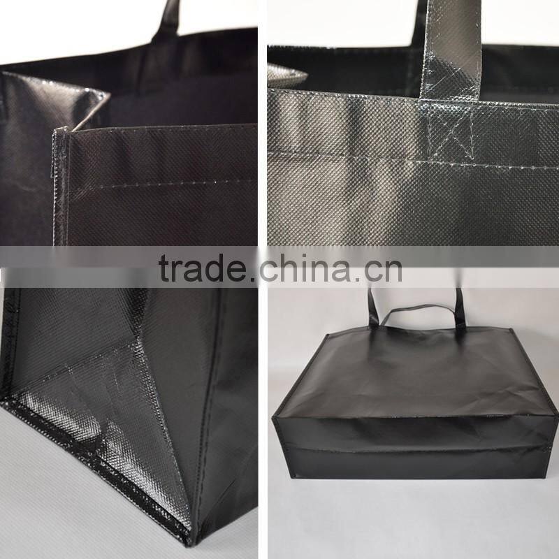 laminated tote bags black glossy laminated tote bag wholesale laminated tote bag