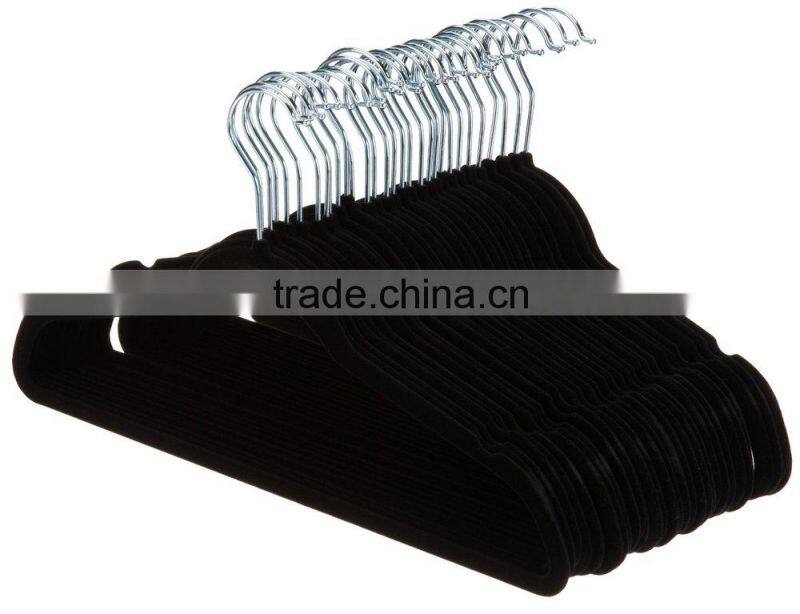 Ultra Thin No-slip Velvet Hangers Set of 50 in Color Box