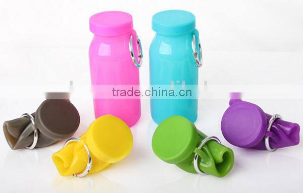 Light Portable Outdoor Silicone Foldable Water bottle