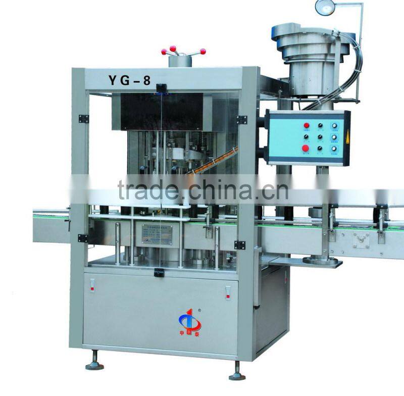 Automatic Rotary Vinegar Bottle Lid Pressing Capping Machine