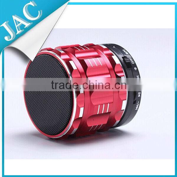 S28 Metal Mini Stereo Portable Bluetooth Speaker With Handfree Mic+TF Card Slot